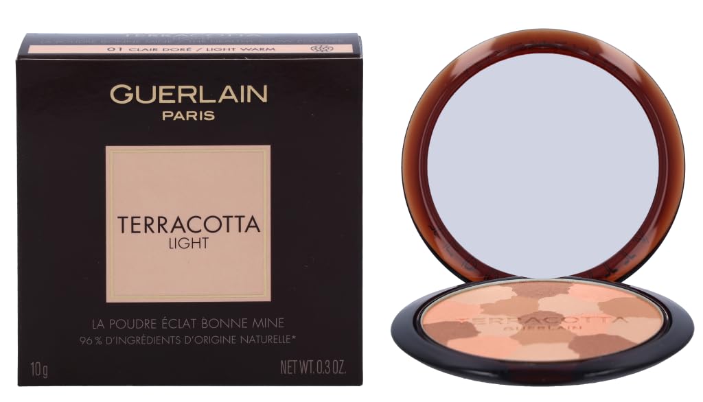 Terracotta Light The Sun Kissed Healthy Glow Powder - 01 Light Warm by Guerlain for Women - 0.3 oz Powder