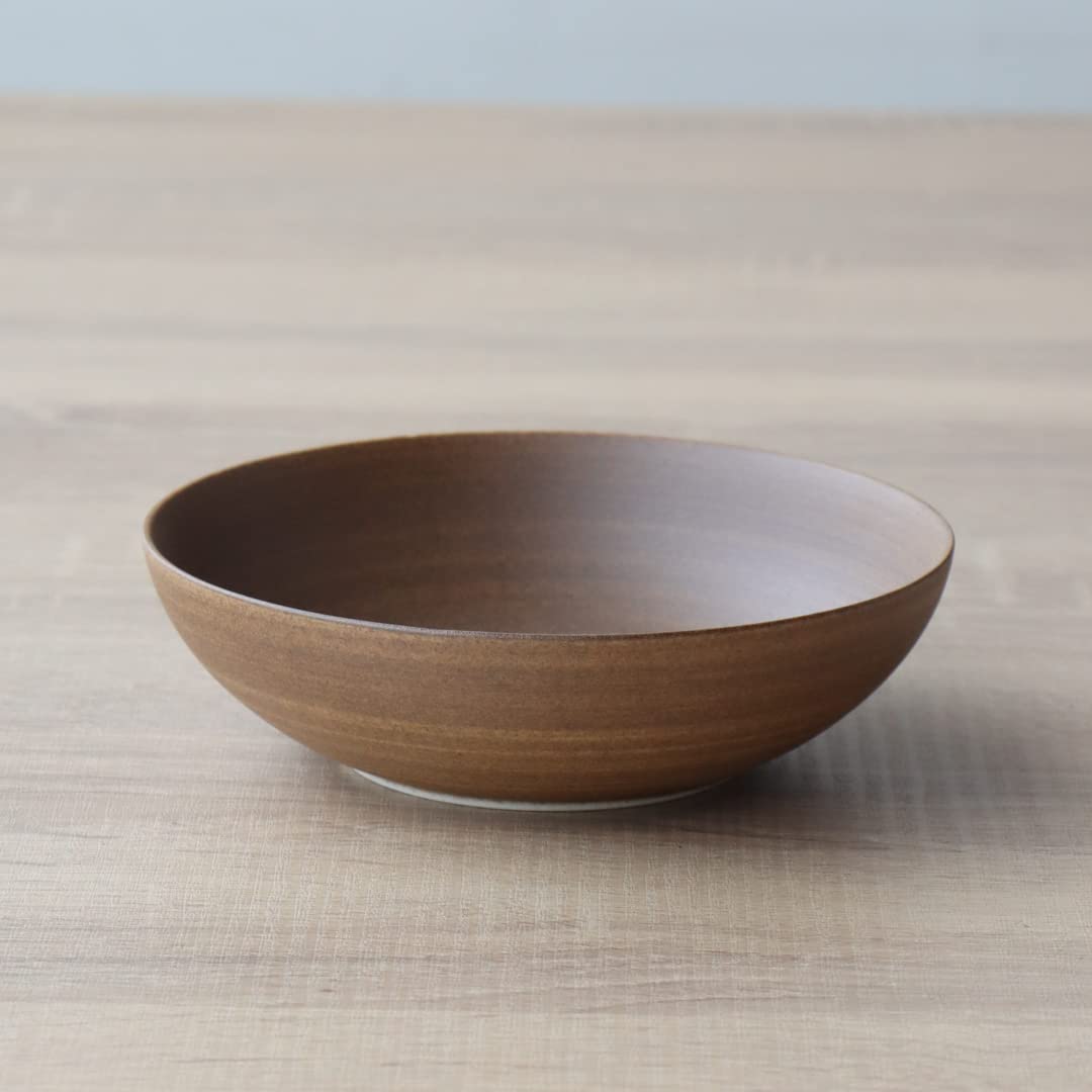 yamachu (山忠) 有田焼 Koselig-arita mediumbowl ミディアムボウル (グレー) 直径14.5cm 電子レンジ・食洗機対応