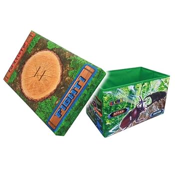 Amazon｜座れる ふた付き 収納ボックス 子供 耐荷重70kg (昆虫