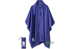 SaphiRose Hooded Rain Poncho Raincoat Jacket For Buffalo Bills Fans - Waterproof...