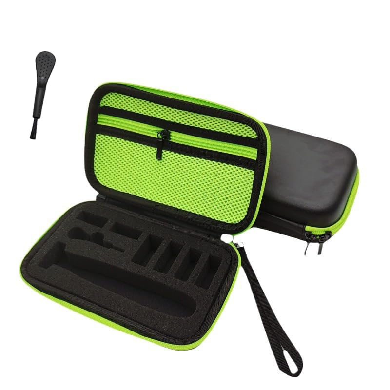 Nokwocy Estuche recortador para Philips One Blade QP2530/30, QP2630/30, QP2520/30, QP2520/65, A solución de conservación para maquinilla de afeitar eléctrica para hombres, protector de hoja resistente