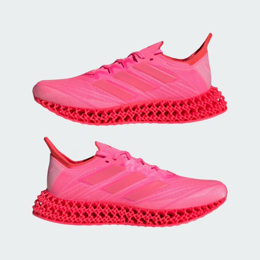 adidas Women's 4DFWD 4 Running Shoes, Lucid Pink/Bliss Pink/Semi Lucid Red, US 8 W4