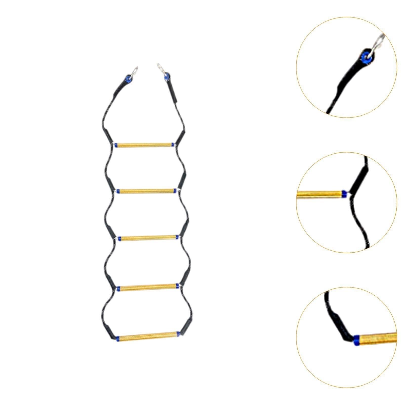 Boat Rope Ladder 1 pz Scala di Corda for Barca Arrampicata Portatile Canoa Barca da Pesca a Vela