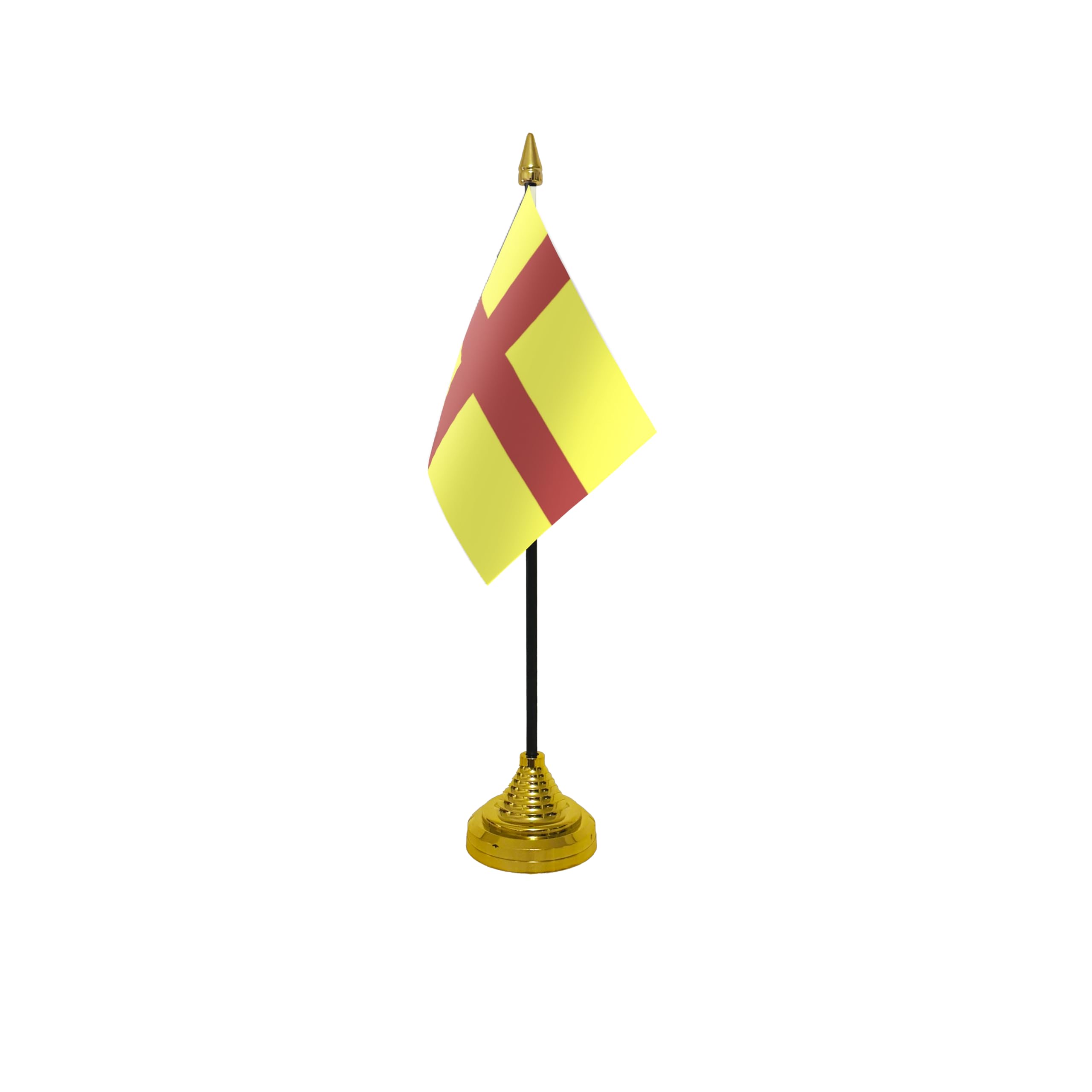 Flagtex Orkney Pre 2007 Small Table Flag With Gold Base
