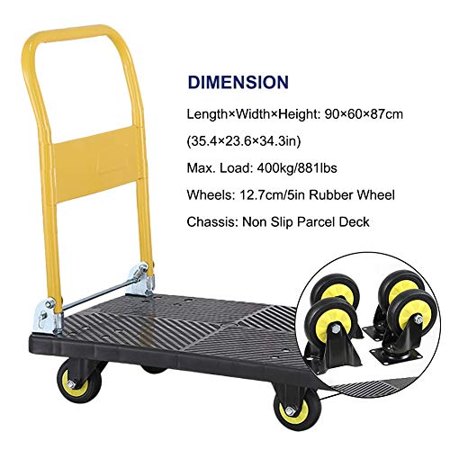 Carretilla multiusos plegable para carga hasta 400 kg miniatura 2