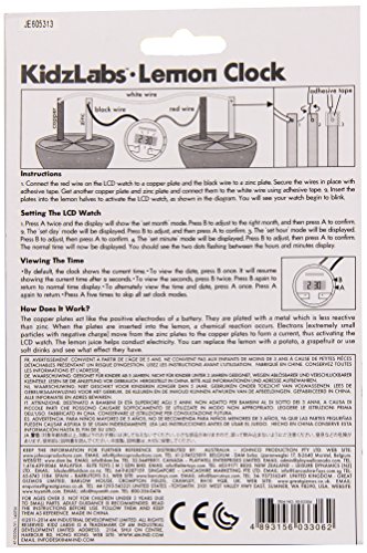 4M Kidz Labs Fare Un Orologio con Limone