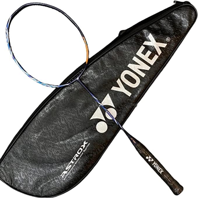 YONEX ASTROX 100 ZZ - Raqueta de bádminton (azul marino oscuro) (elección de tamaño de agarre, cuerda y tensión)