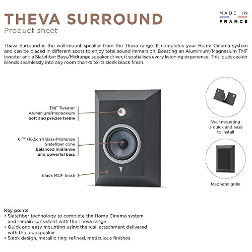 Enceinte surround FOCAL Theva Surround - vue 6