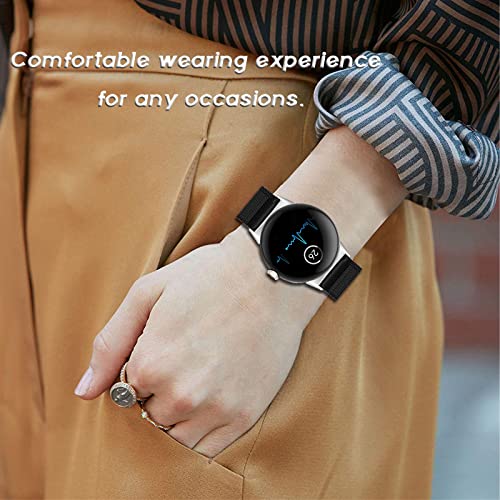 Correa de nylon tejida compatible con Pixel Watch miniatura 4
