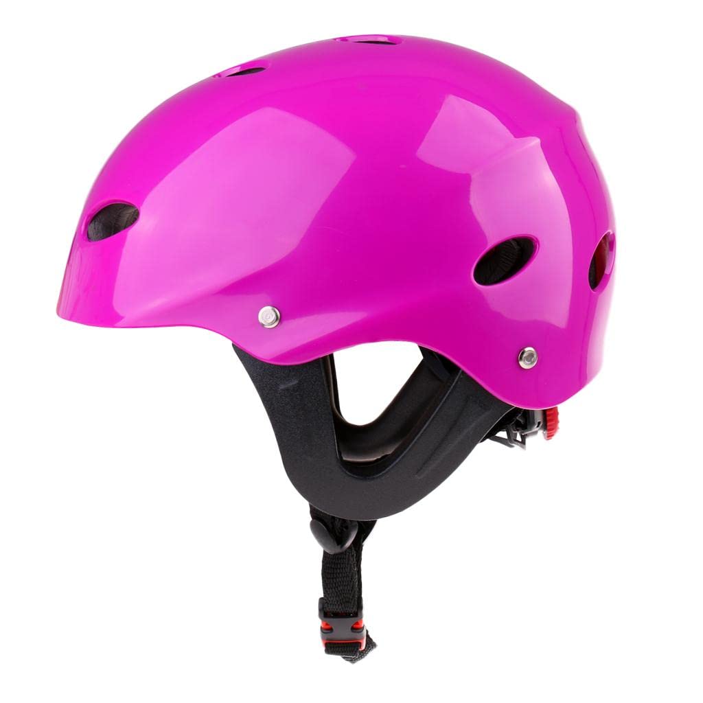 Casco de seguridad para deportes acuáticos wakeboard kayak canoa con protector de oídos verde talla L