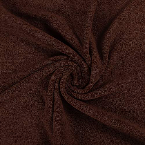 Utopia Towels 4 Pack Premium Bath Towels Set, 27 by 54 Inches, 100% Ring Spun Cotton 600GSM, Lightweight and Highly Absorbent Quick Drying Towels, Perfect for Daily Use, Dark Brown - Image 5