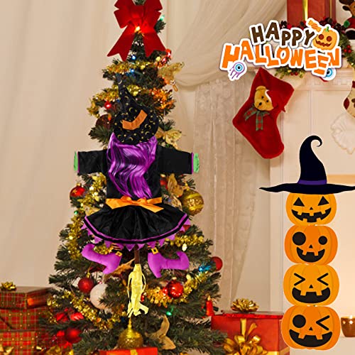 Strega Che Si schianta Contro l'Albero Decorazioni...