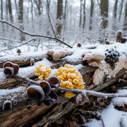 🎧 # 206 In sneeuw en ijs: winterpaddenstoelen