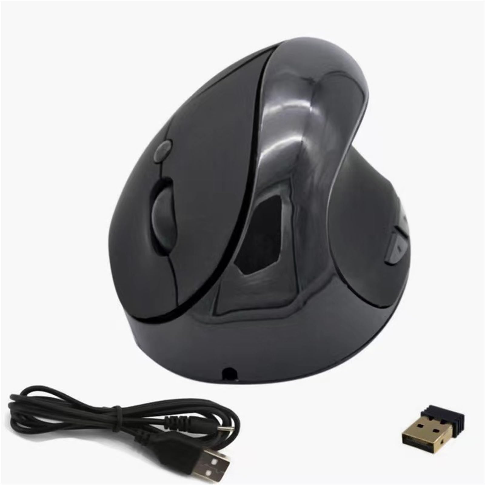 Ratón vertical ergonómico inalámbrico recargable con tres niveles de DPI para PC 7