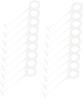 Zerodeko 5000 Piezas Sujetadores de Etiquetas Plásticas Ropa Cierre Etiquetas de Precio y Seguridad Boutique y