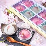 ギフト 和菓子 ギフト 桜ゼリー 桜 お菓子 桜スイーツ 桜餅 創味菓庵 もちもち葛桜とつるるん桜ゼリー 8個(2種8個)