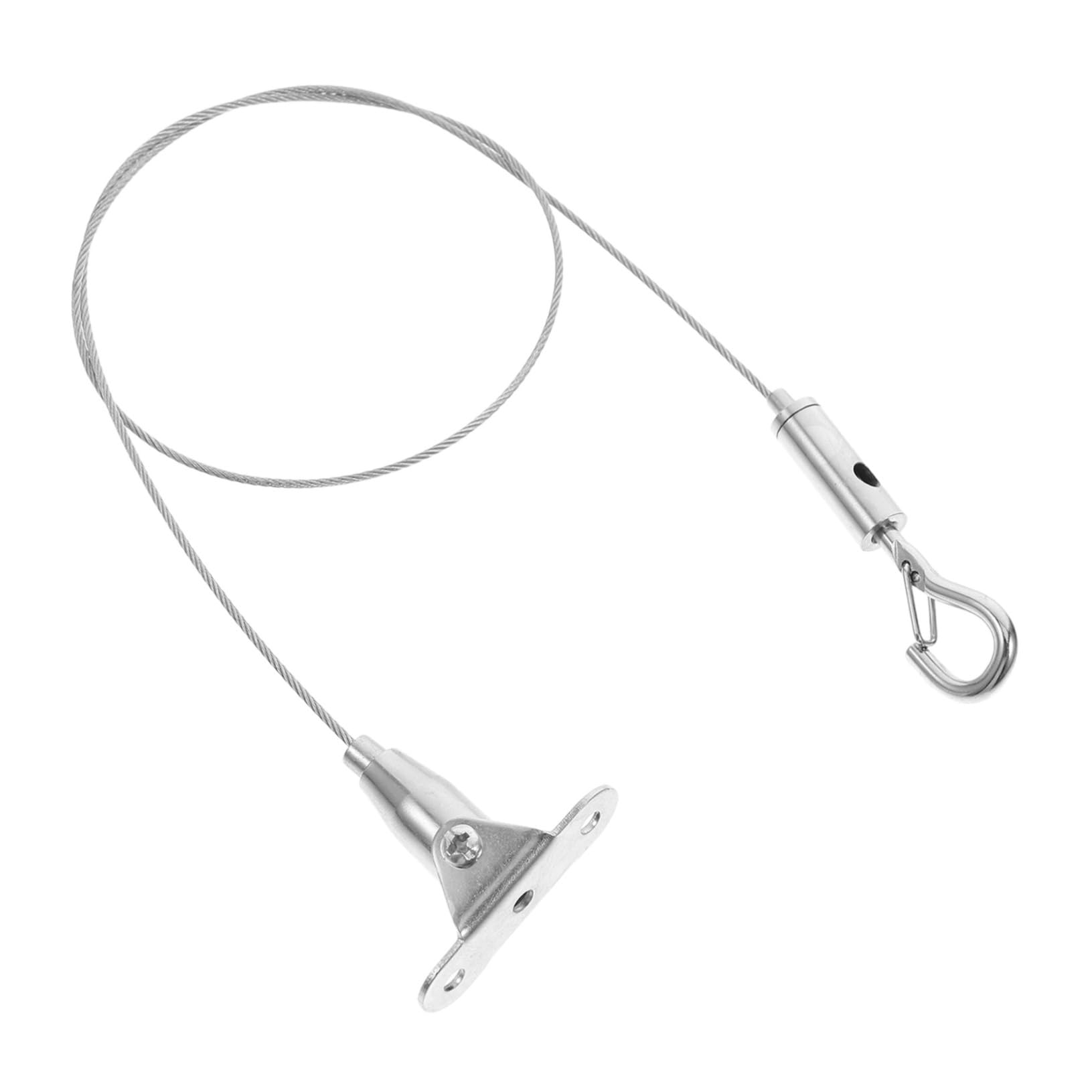 Veemoon 0.5m Picture Wire Kit Sign Hanging Hardware Stainless Steel Wire Rope for Hanging Lamp Cord