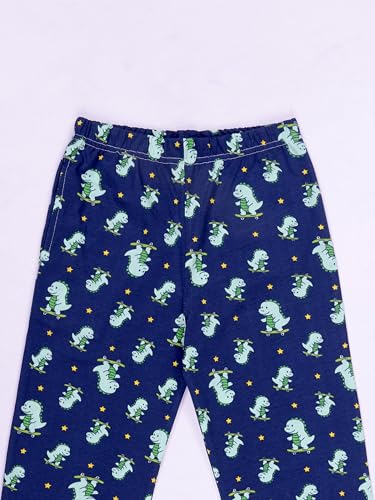 Image of KiddoPanti Boys Printed Pyjama | 100% Cotton Single Jersey Fabric | All Over Printed Design | Relax Fit & Ankle Length | Pyjama Pant