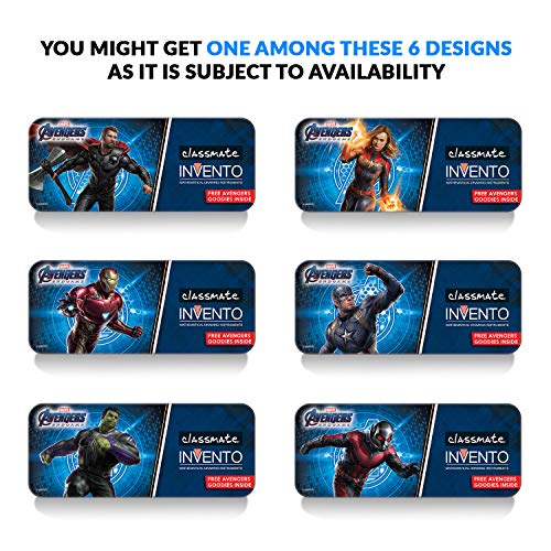 Image of Classmate Long Book - Unruled, 160 Pages, 314 mm x 194 mm - Pack Of 3 Invento Geometry Box