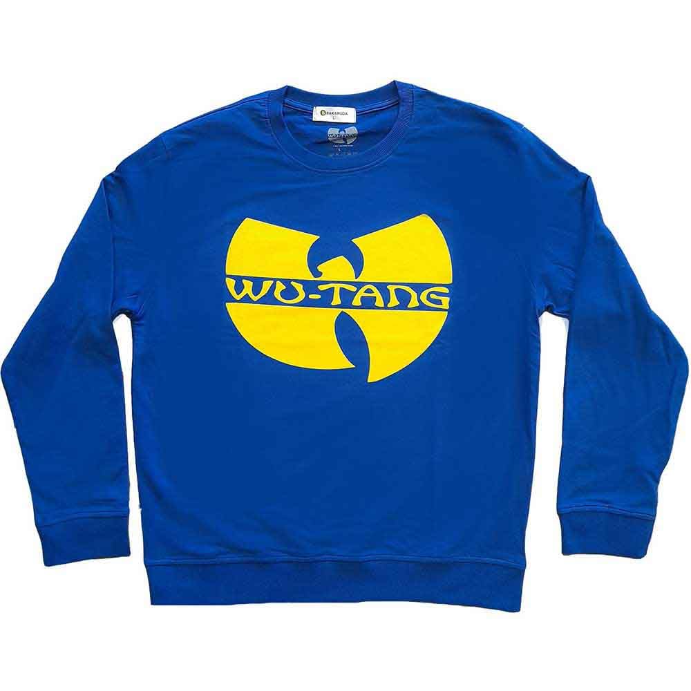 Wu-Tang Clan Sweat-Shirt Katana Band Logo Nouveau Officiel Unisex Bleu