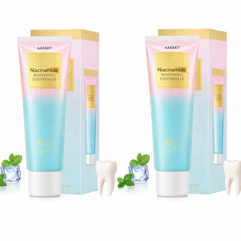 Niacinamide Whitening Toothpaste – Professional Dental Care Formula for Brighter & Healthier Teeth pack of 2-image-40