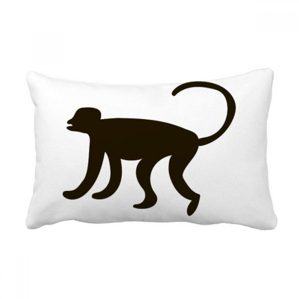 Coussin Singe Noir animal cadeau original décoration maison salon