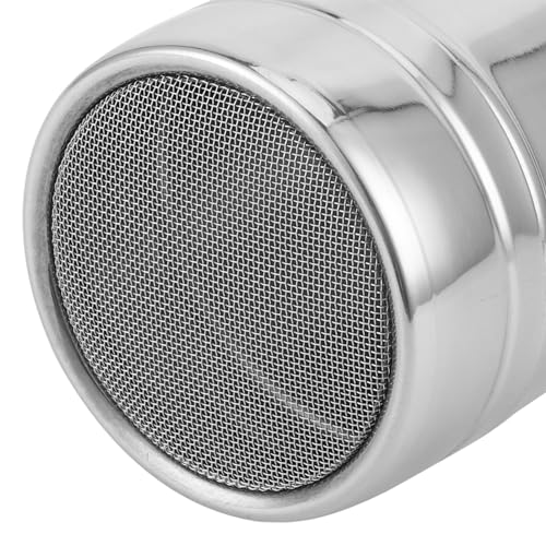 NinGYiYan Stainless Steel Fine Mesh Powder Shaker Convenient Seasoning Cocoa Flour Dredger for Kitchen Cooking (S) - Image 9