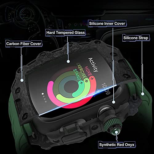 Protégez Apple Watch 45mm boîtier carbone anti rayures - 4