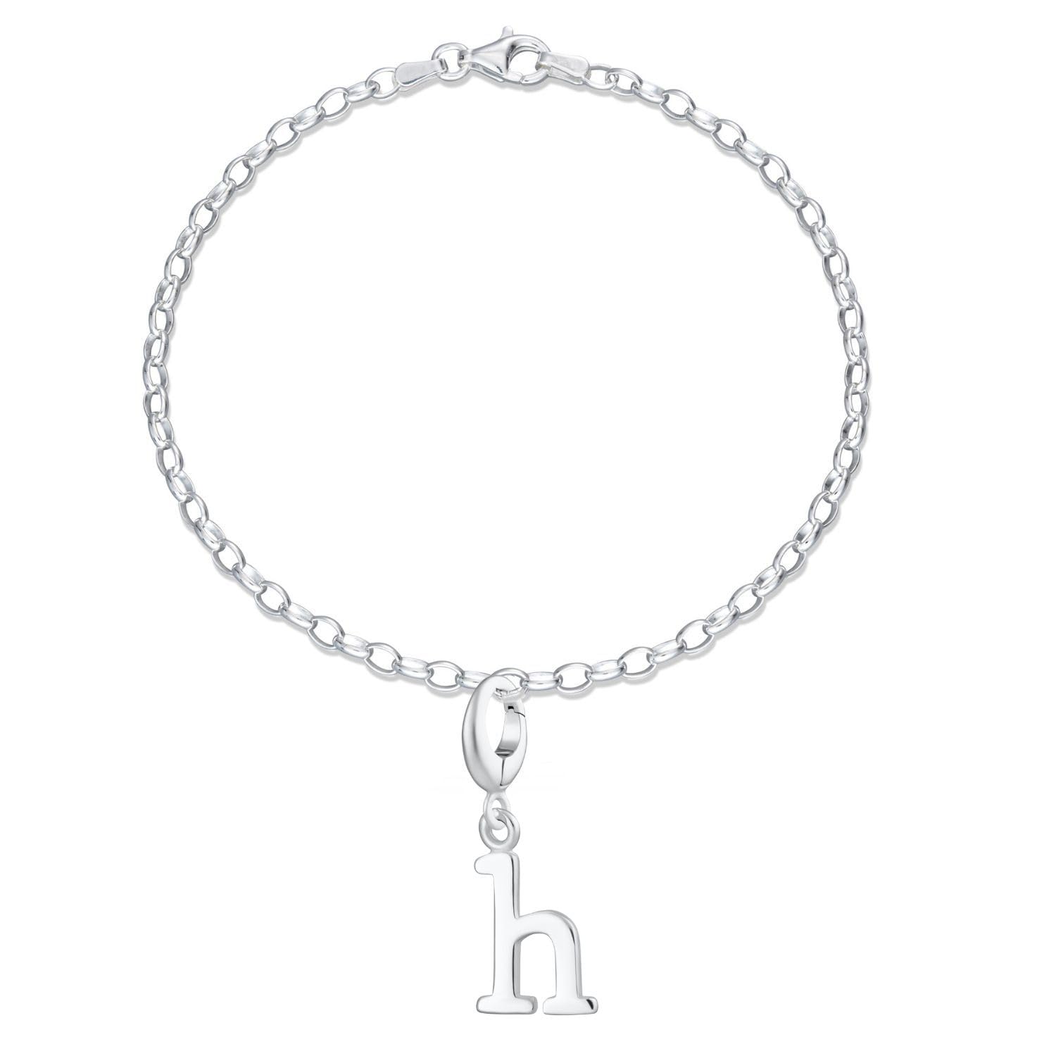 Lily Charmed Pulseras Brazalete Mujer Hombre Niños Plata fina 925 plata de ley