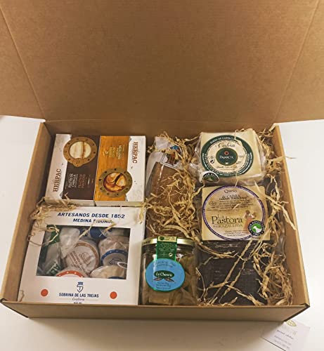 Cesta de regalo con Hueva de Maruca, Filetes de Caballa y Morrillo de Atún