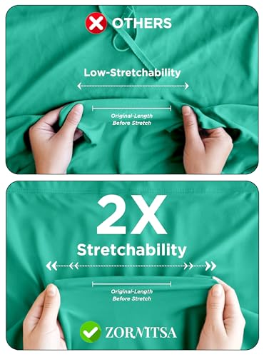 Image of ZORNITSA Cotton Lycra Saree Shapewear Petticoat for Women, Stretchable Saree Shaper Petticoat Inskirt, Shape wear Dress for Saree, Skirts