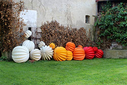 Barlooon wetterfester Garten Lampion Größe s gelb - 9