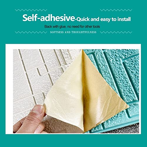 Paneles Pared Pegatinas de pared 3D Paneles auto adhesivos decorativos Impermeable Papel tapiz for el hogar Decoración dormitorio Sala estar Kids Baño Cocina(White,12Pcs (35cmx35cm))