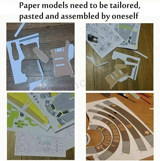 DOKUYIE Time Machine Handcraft DIY Paper Card Model Kit Fans Gift 27x26x14cm, Multicoloured, 27 x 26 x 14 cm - Image 2