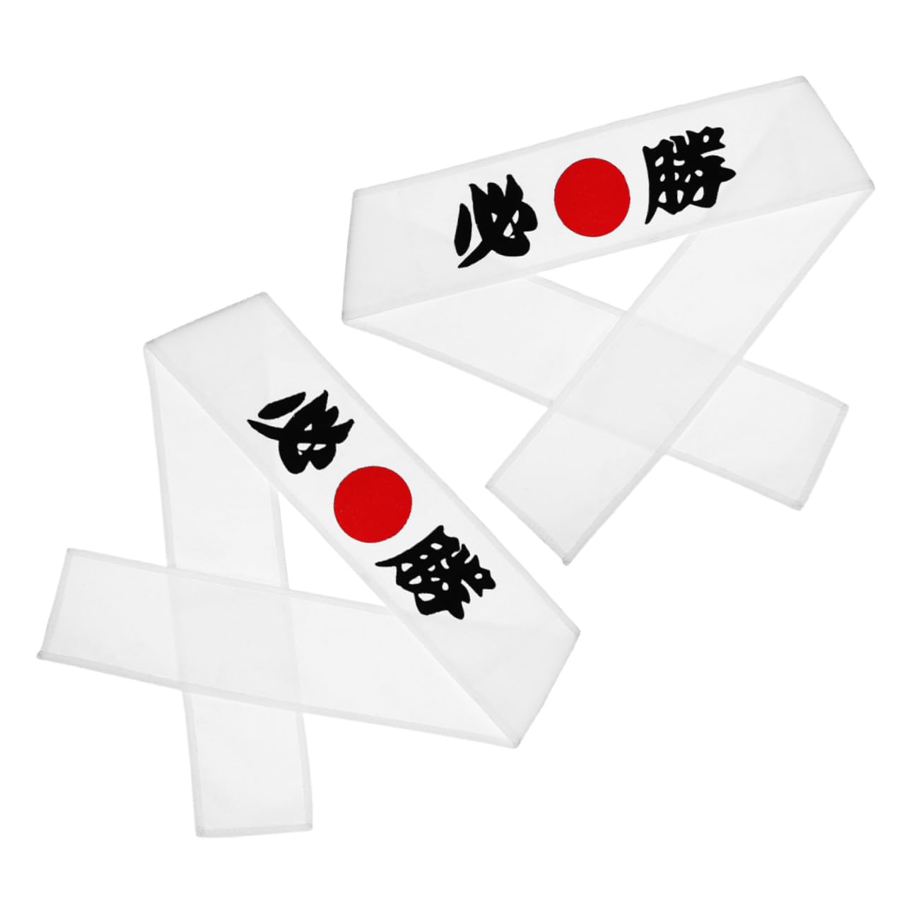 Ipetboom 2pcs Samurai Headbands for Men Comfortable Karate Training Gear Durable Japanese Style Headbands for Martial Arts Practice and Cheering Events