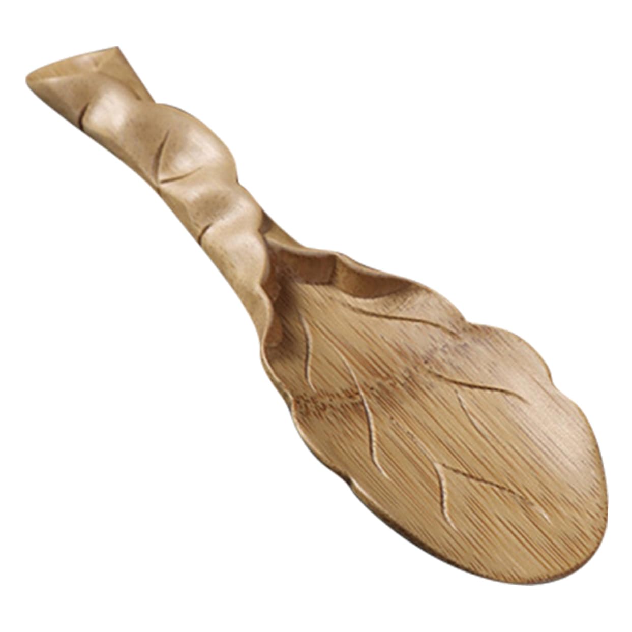 Cabilock Tea Strainer for Loose Tea Bamboo Spoon for Tea Chinese Kung Fu Tea Scoop Tea Ceremony Tool