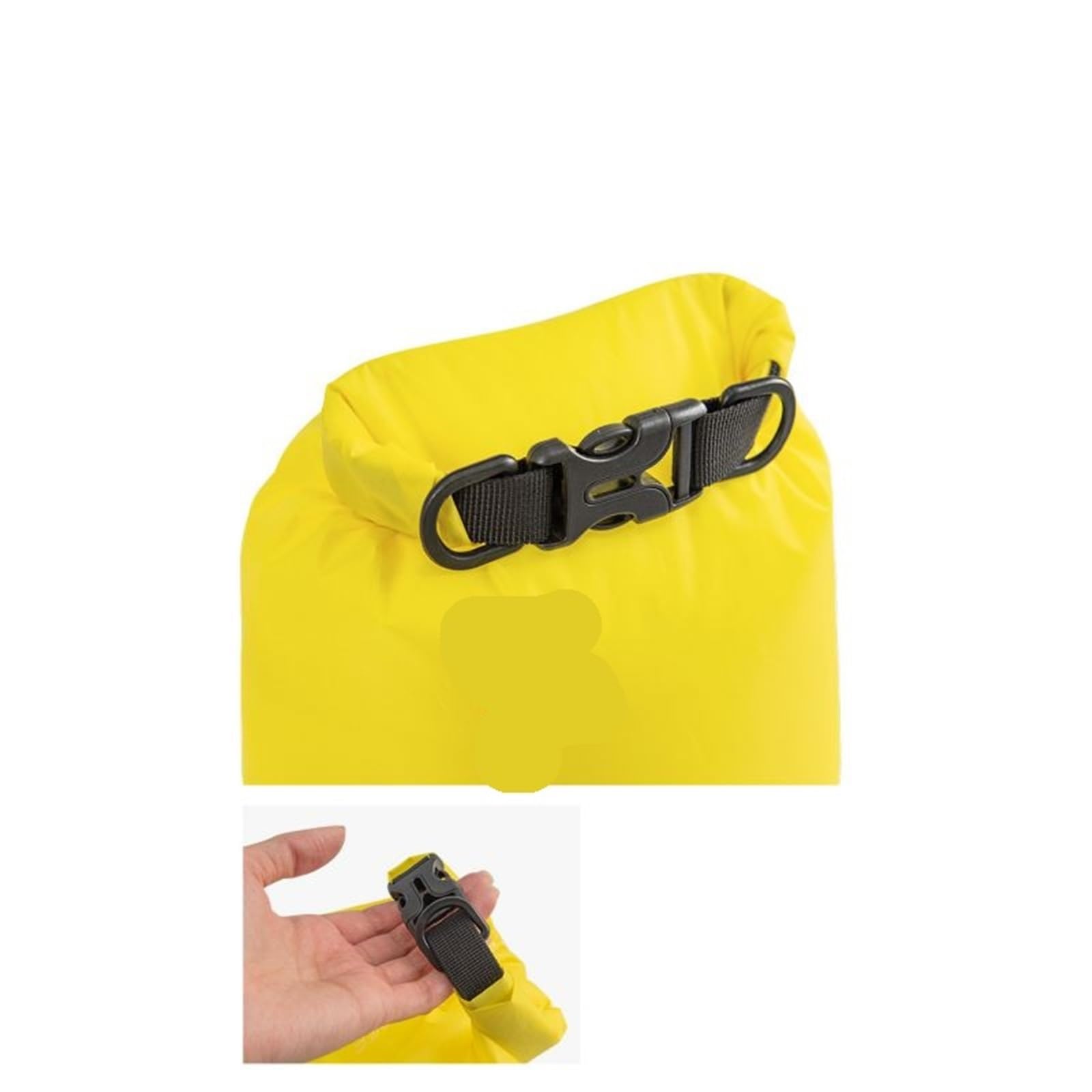 Bolsa Seca Impermeable 1 Uds 75/35/25/15/12/8/5/3L Bolsa Seca Impermeable for Camping Drift Trekking natación Rafting Kayak río Peces(Yellow,25L)