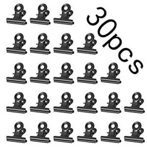 Girls'Love Talk Büroklammern, 30 Stück, Schwarz