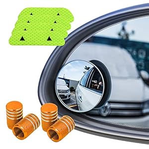 Senven Runde HD-Glas Toter-Winkel-Spiegel 2Stk.