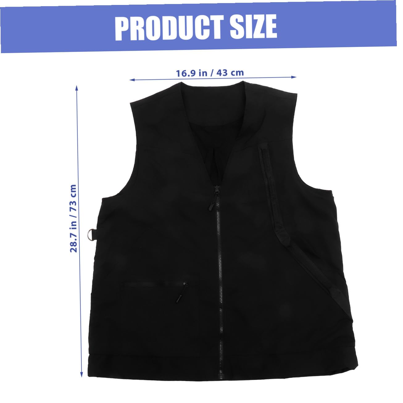 Gilet de Dresseur D’Animaux pour Chien Noir, Polyester Mesh