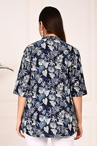 Image of FebQ Printed Shirt Style Top for Women