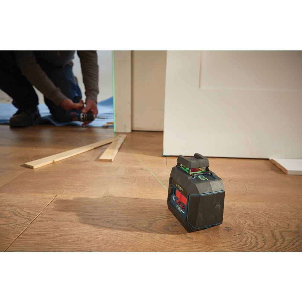 Bosch Green-Beam Laser Level - 360° Self-Leveling -4 Bosch Green-Beam Laser Level - 360° Self-Leveling -4