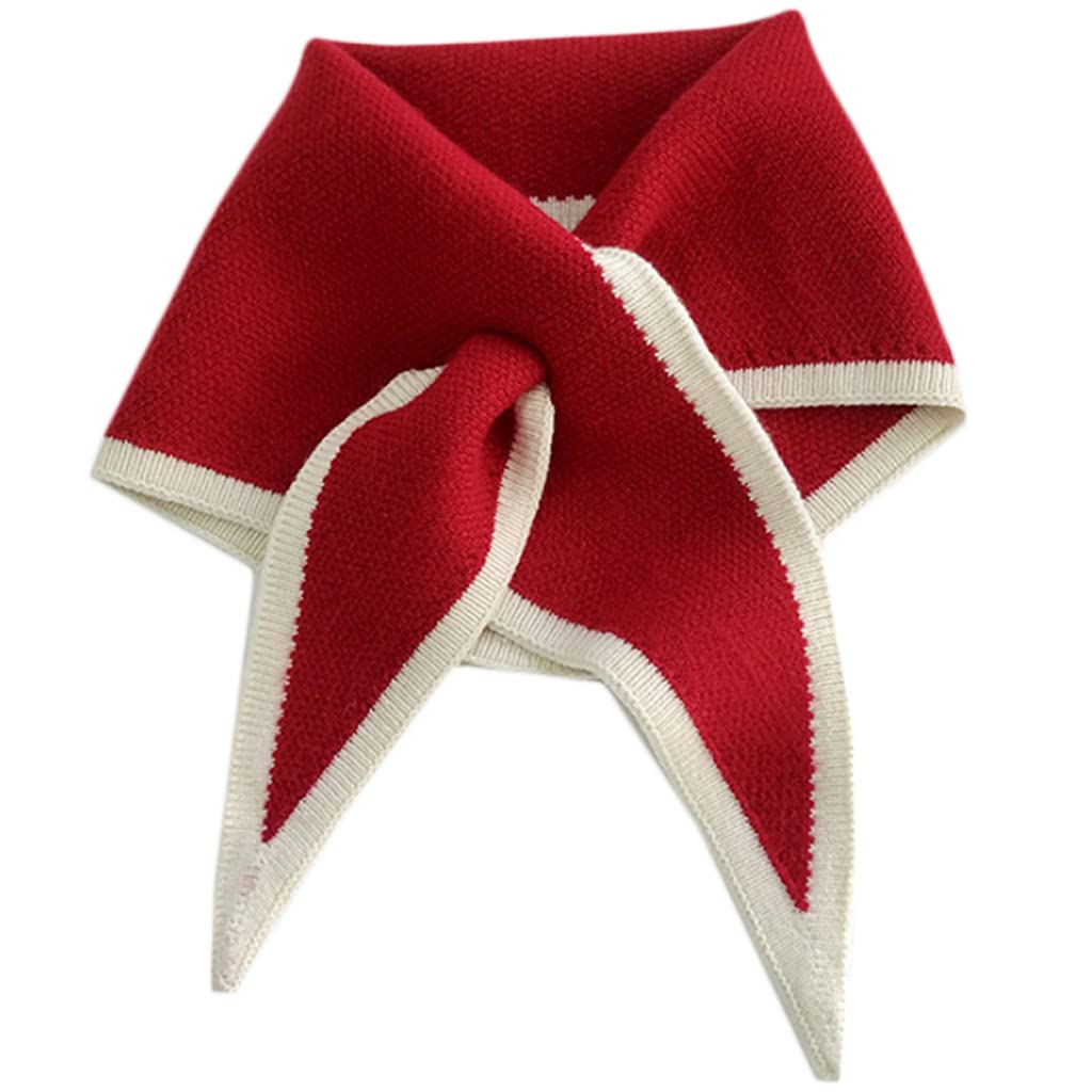 Maxtonser for Triangle Scarfs For Women Neck Scarf For Women for Cross Scarf For Women Korean Version Knitted Wool Collar for Cros,mini scarf