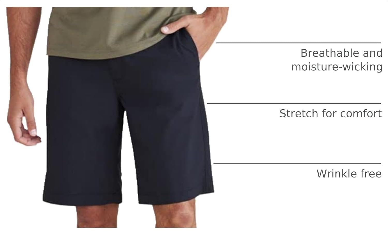 Dockers Men's Dockers® Men's Ultimate Go Straight Fit Smart 360 Tech Shorts