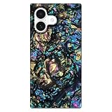 Picture of FLAUNT Official Square Protective Case - Compatible with iPhone 17 - Compatible with MagSafe & Wireless Charging - Drop-Tested & Shockproof - (Abalone Shell)