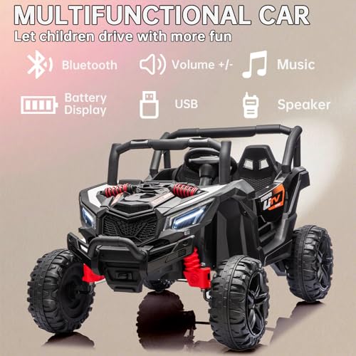 Image of UTV 12V Ride On Toys for Big Kids Ride On 2 Seater Ride On Toys Kids