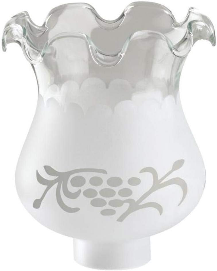 Westinghouse Lighting 81100 Corp 5-Inch Etched Crimp Top Shade