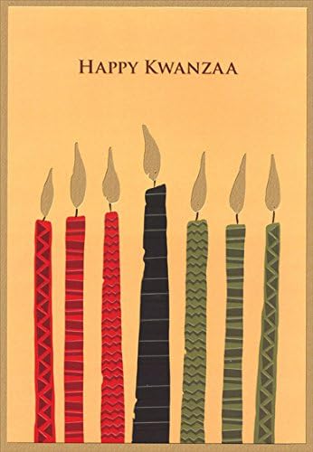 Kwanzaa Candles - Designer Greetings Box of 18 Kwanzaa Cards