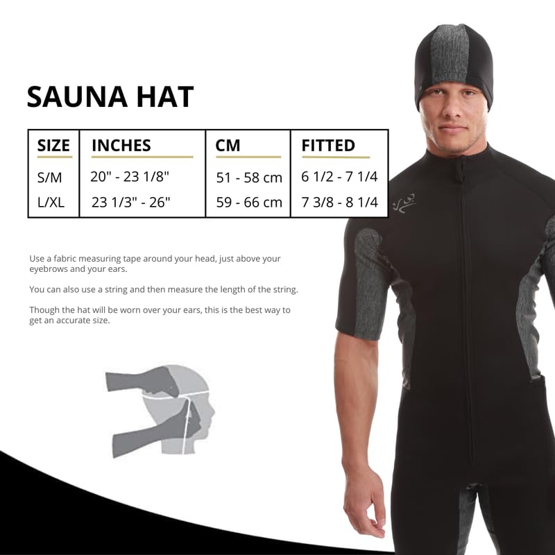 Kutting Weight - SweatTech - Tuta da sauna in neoprene con cappuccio per palestra o casa, supporta il metabolismo e riduce le lesioni