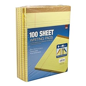 Tops Product 100-Sheet Legal Pads, Canary Yellow